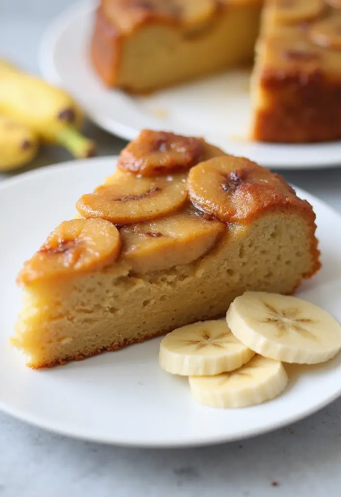 27 Banana Cake Recipes That Are Pure Comfort Baking - 12. Banana Upside Down Cake