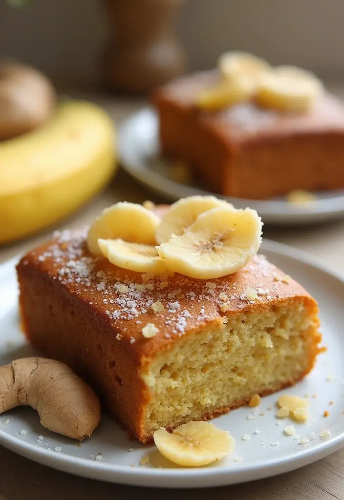 27 Banana Cake Recipes That Are Pure Comfort Baking - 15. Ginger Banana Cake