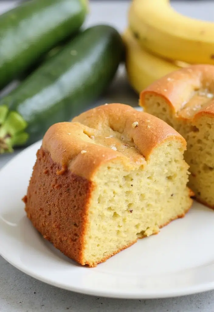 27 Banana Cake Recipes That Are Pure Comfort Baking - 20. Zucchini Banana Cake