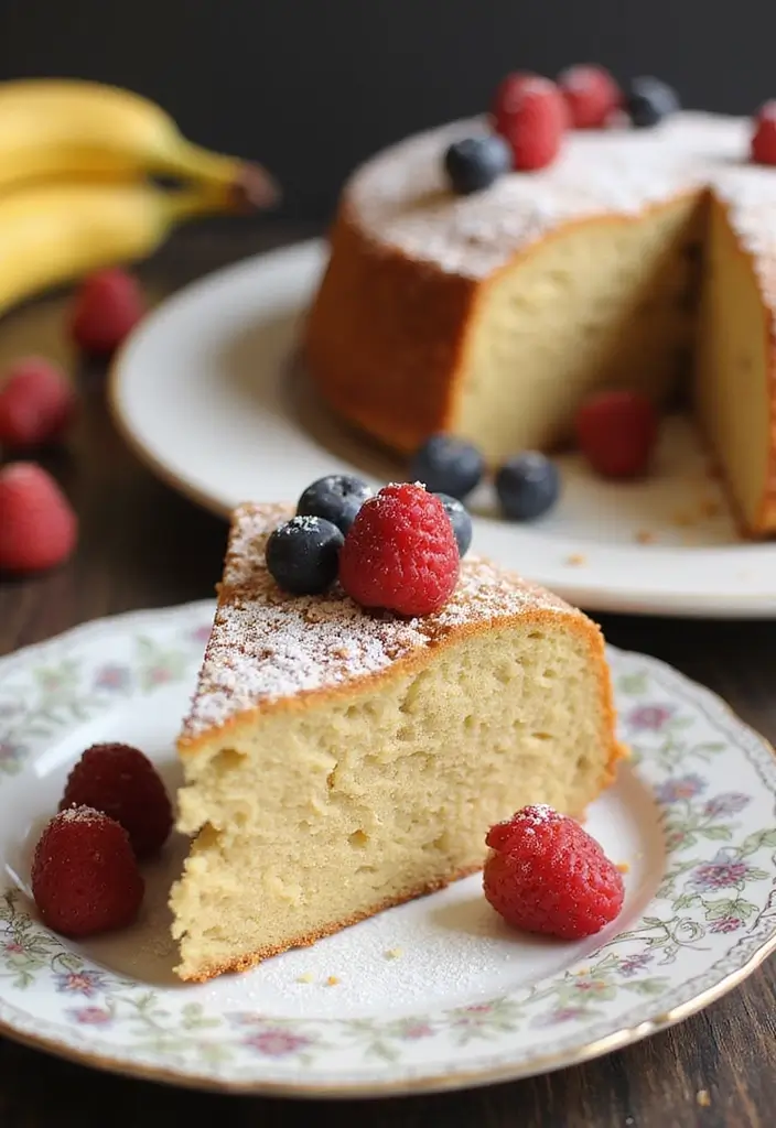 27 Banana Cake Recipes That Are Pure Comfort Baking - 21. Almond Flour Banana Cake