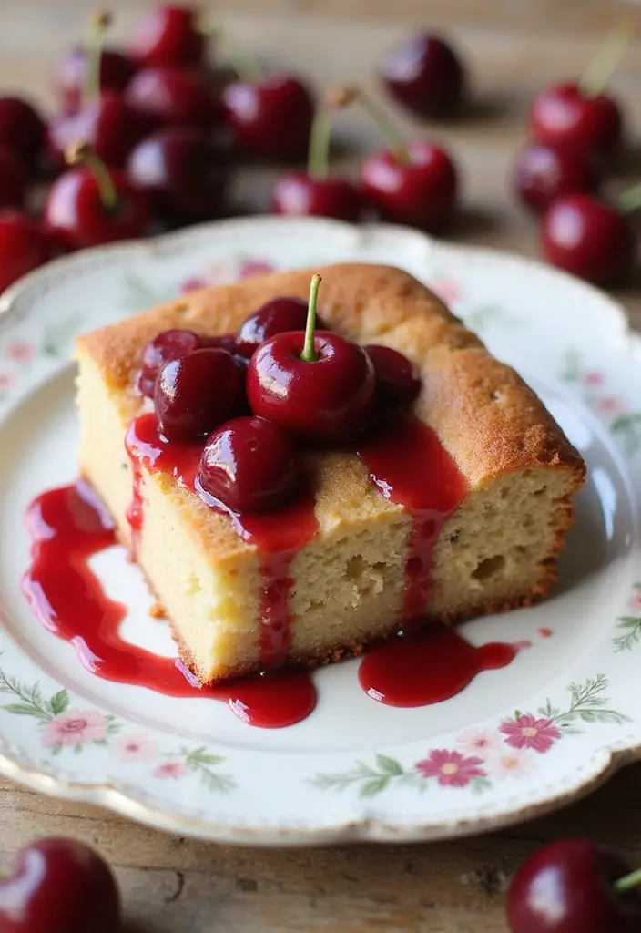 27 Banana Cake Recipes That Are Pure Comfort Baking - 26. Cherry Banana Cake