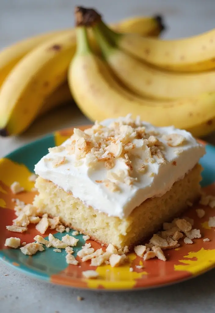 27 Banana Cake Recipes That Are Pure Comfort Baking - 6. Coconut Banana Cake