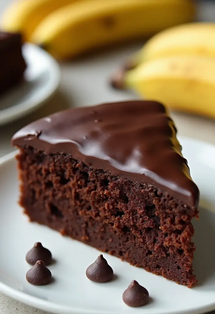 27 Banana Cake Recipes That Are Pure Comfort Baking - 8. Chocolate Banana Cake