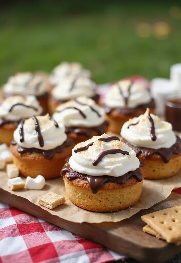 27 Bundtlette Cake Recipes That Look Fancy but Are Easy - 14. S'Mores Bundtlette