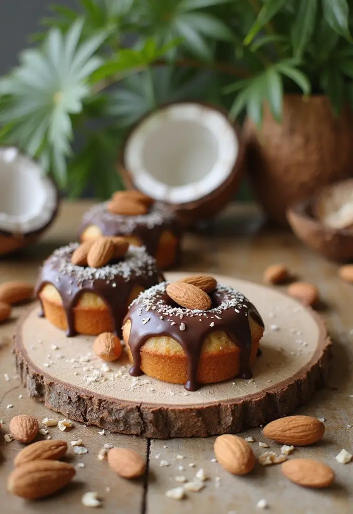 27 Bundtlette Cake Recipes That Look Fancy but Are Easy - 16. Almond Joy Bundtlette