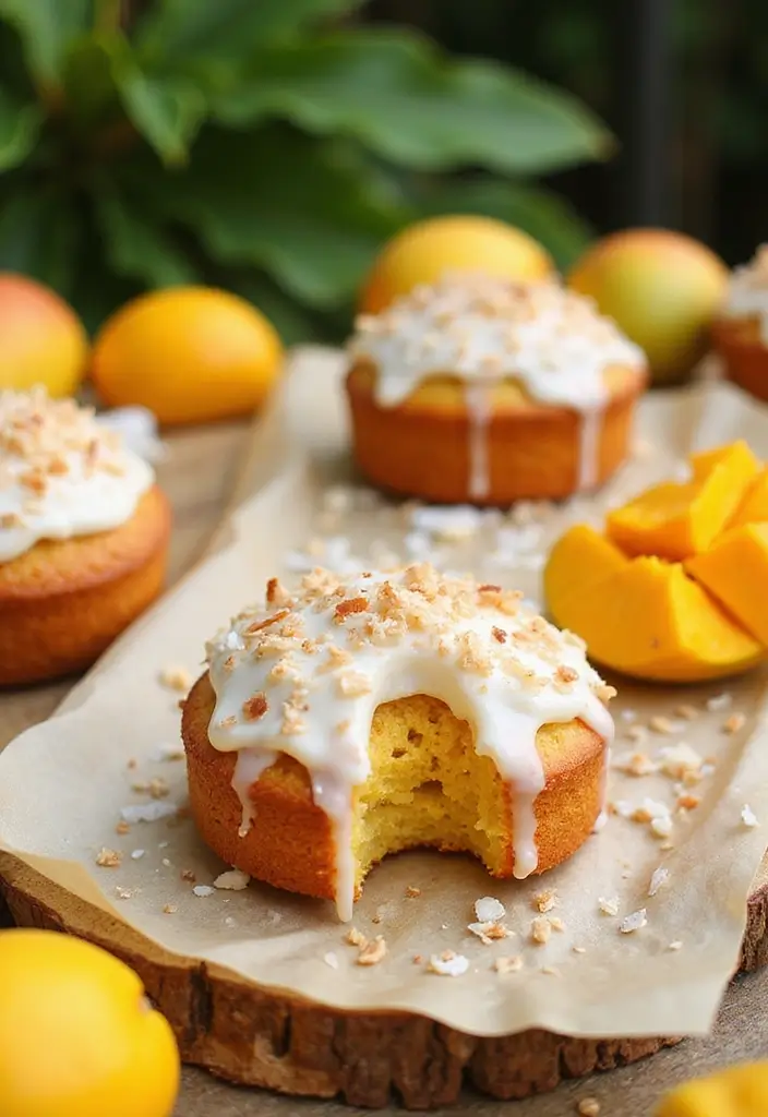 27 Bundtlette Cake Recipes That Look Fancy but Are Easy - 21. Mango Coconut Bundtlette