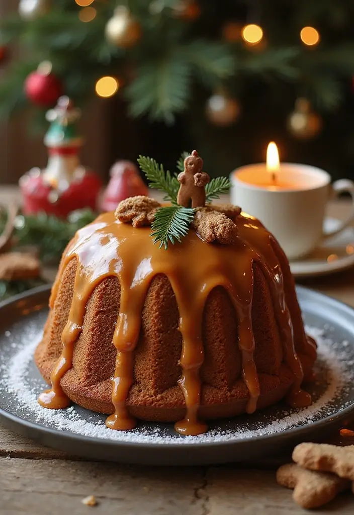 27 Caramel Cake Recipes That Are Sweet, Sticky & Irresistible - 16. Caramel Gingerbread Cake