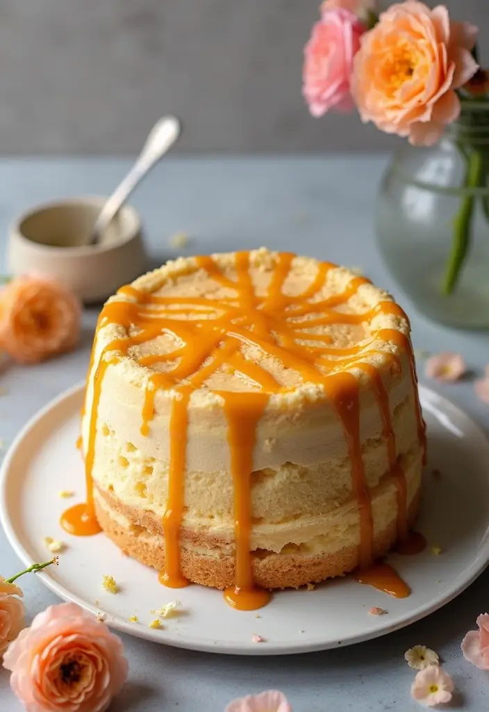 27 Caramel Cake Recipes That Are Sweet, Sticky & Irresistible - 25. Caramel Chiffon Cake