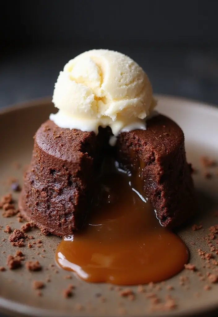 27 Caramel Cake Recipes That Are Sweet, Sticky & Irresistible - 5. Caramel Chocolate Lava Cake