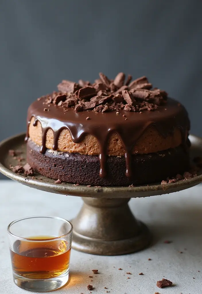27 Chocolate Cake Mix Recipes That Taste Totally Homemade - 16. Chocolate Bourbon Cake