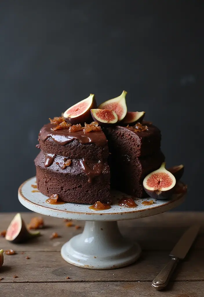 27 Chocolate Cake Mix Recipes That Taste Totally Homemade - 23. Chocolate Fig Cake