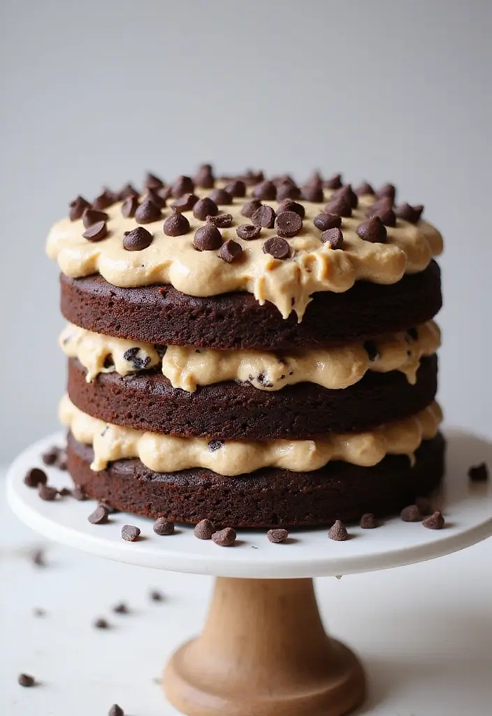 27 Chocolate Cake Mix Recipes That Taste Totally Homemade - 26. Chocolate Cookie Dough Cake