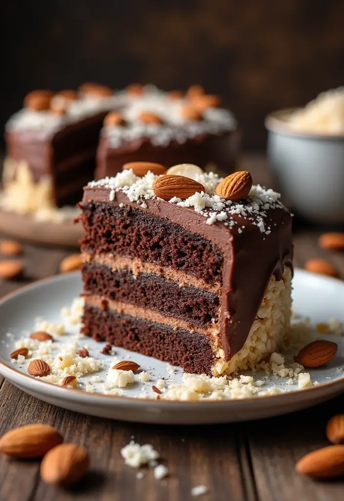 27 Chocolate Cake Mix Recipes That Taste Totally Homemade - 27. Chocolate Almond Joy Cake