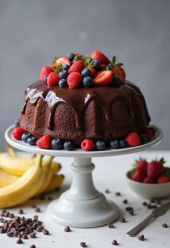 27 Chocolate Cake Mix Recipes That Taste Totally Homemade - 3. Vegan Chocolate Bundt Cake