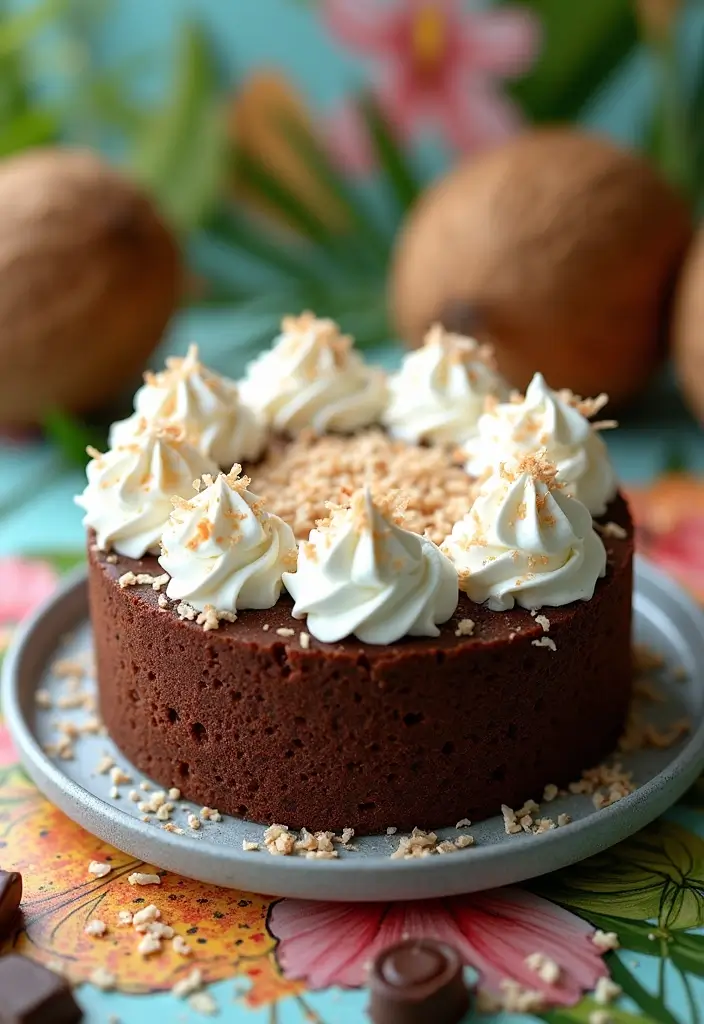 27 Chocolate Cake Mix Recipes That Taste Totally Homemade - 7. Chocolate Coconut Cream Cake
