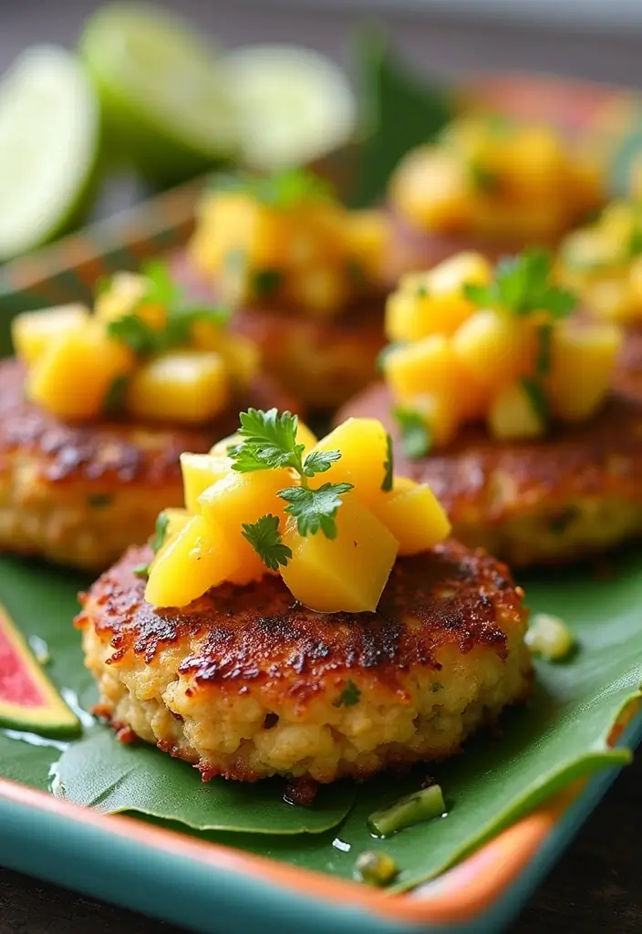 27 Crab Cake Recipes That Taste Like a Coastal Getaway - 10. Caribbean Crab Cakes