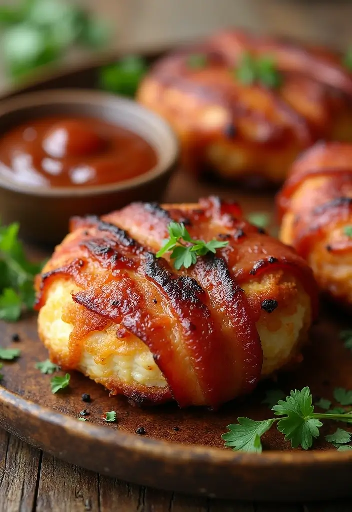 27 Crab Cake Recipes That Taste Like a Coastal Getaway - 13. Bacon-Wrapped Crab Cakes