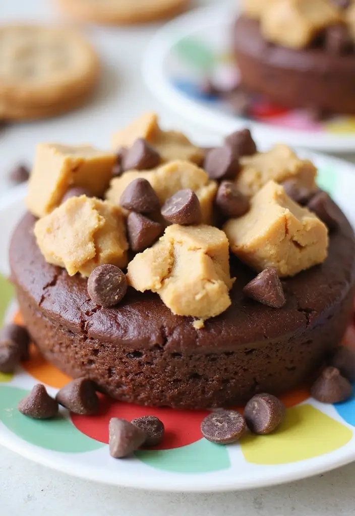 27 Flourless Cake Recipes That Are Rich & Decadent - 15. Chocolate Chip Cookie Dough Flourless Cake