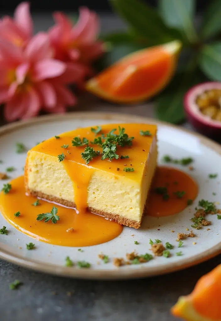 27 Flourless Cake Recipes That Are Rich & Decadent - 18. Tropical Passionfruit Flourless Cake