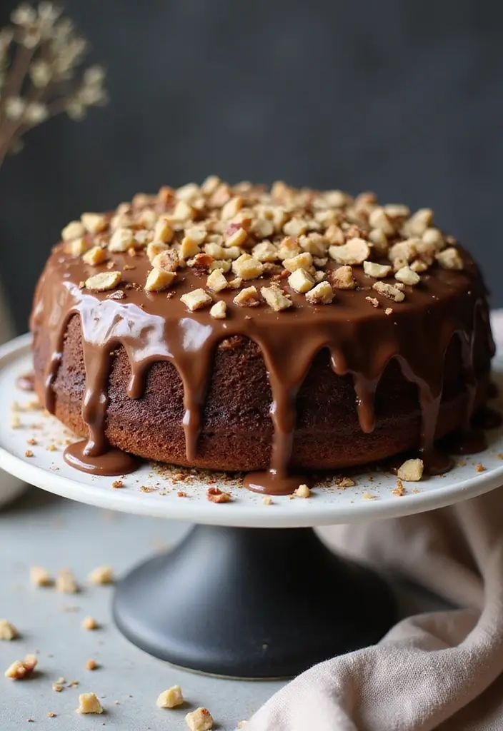 27 Flourless Cake Recipes That Are Rich & Decadent - 27. Nutella Flourless Cake