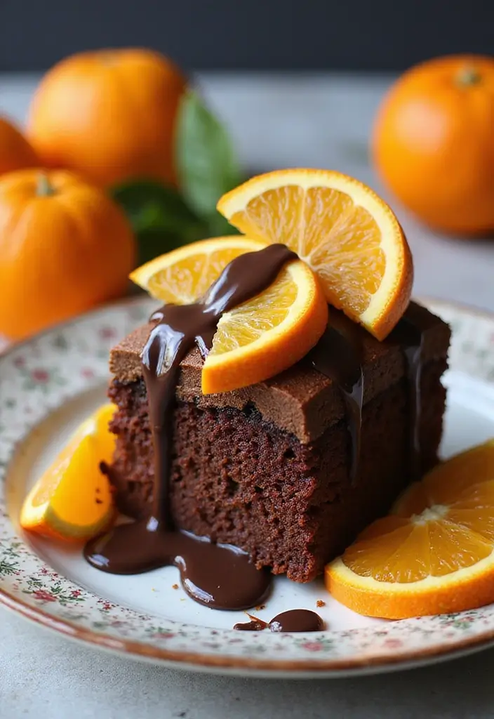 27 Flourless Cake Recipes That Are Rich & Decadent - 4. Orange Chocolate Flourless Cake