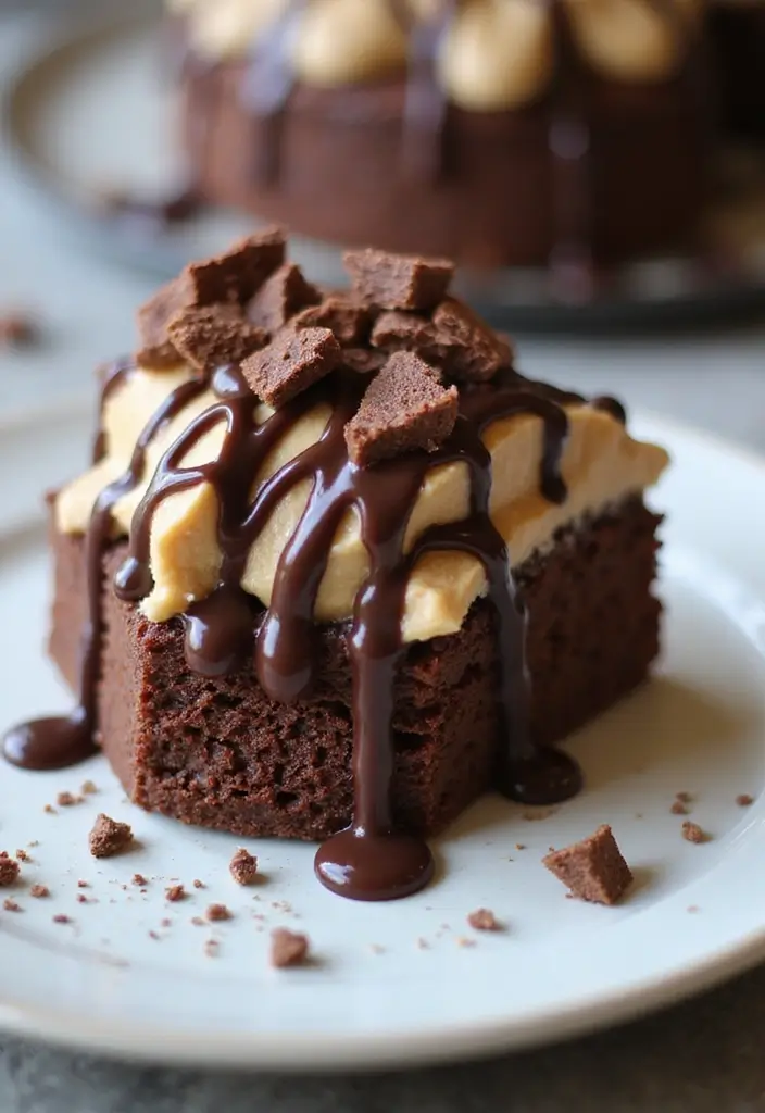 27 Flourless Cake Recipes That Are Rich & Decadent - 9. Peanut Butter Chocolate Flourless Cake