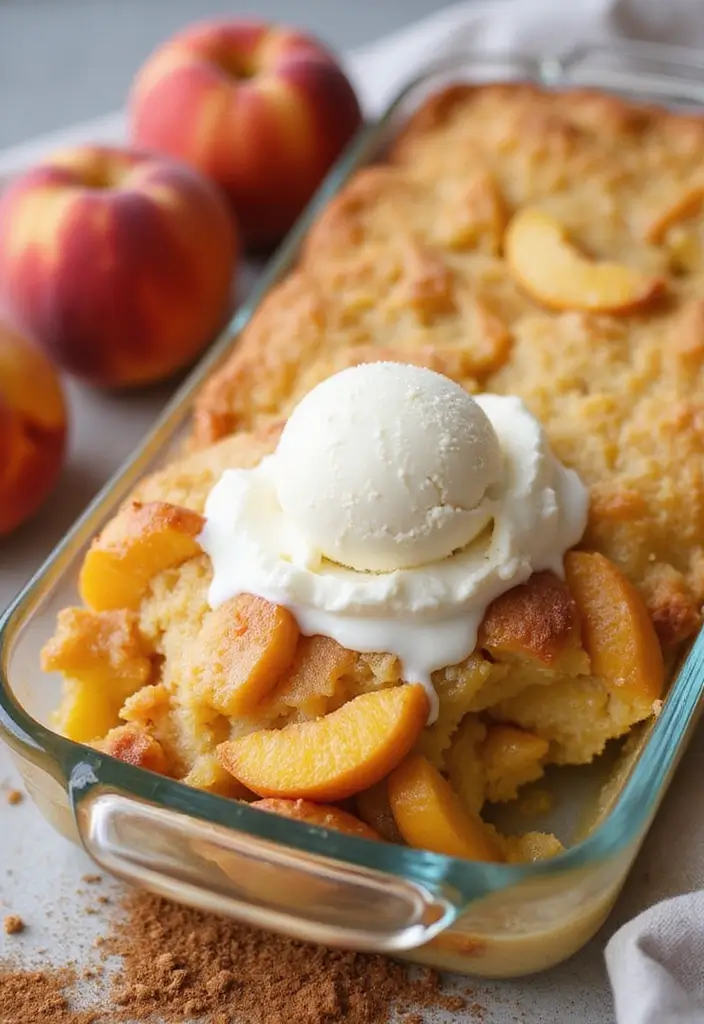 27 Peach Dump Cake Recipes You’ll Want All Summer Long - 1. Classic Peach Dump Cake