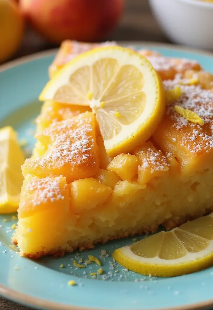 27 Peach Dump Cake Recipes You’ll Want All Summer Long - 11. Peach Lemon Dump Cake