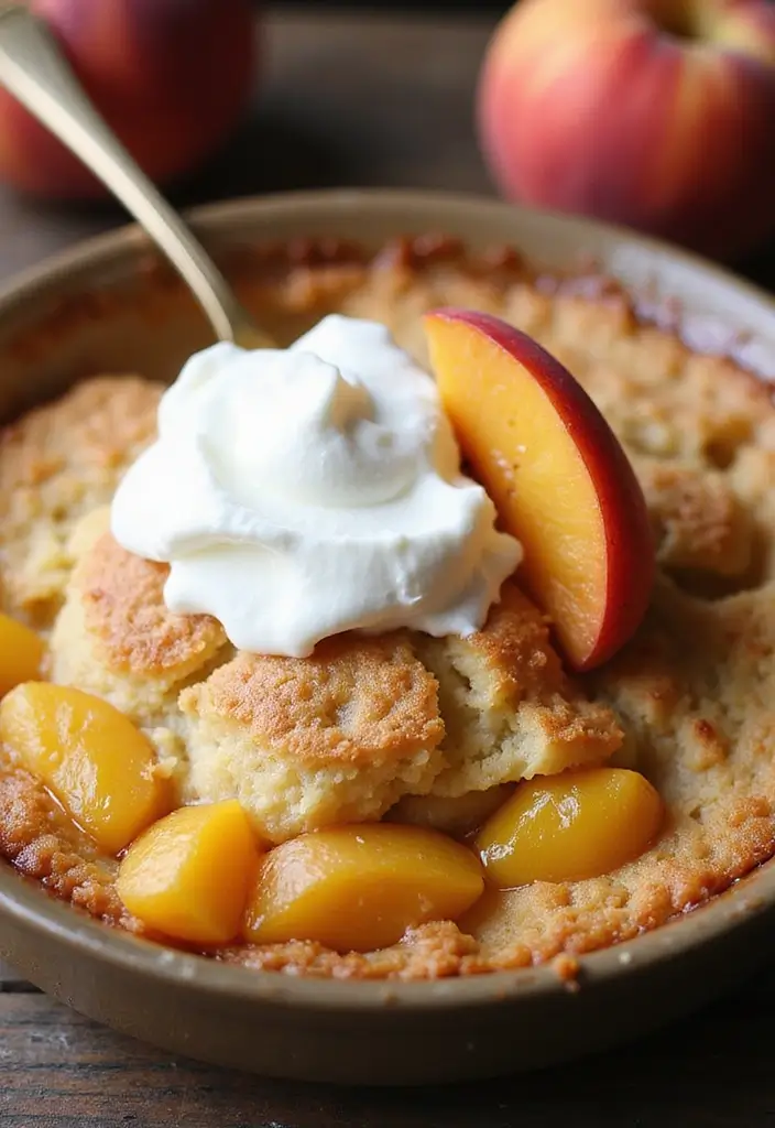 27 Peach Dump Cake Recipes You’ll Want All Summer Long - 2. Peach Cobbler Dump Cake