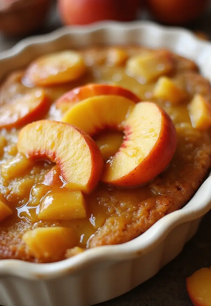 27 Peach Dump Cake Recipes You’ll Want All Summer Long - 24. Peach and Honey Dump Cake