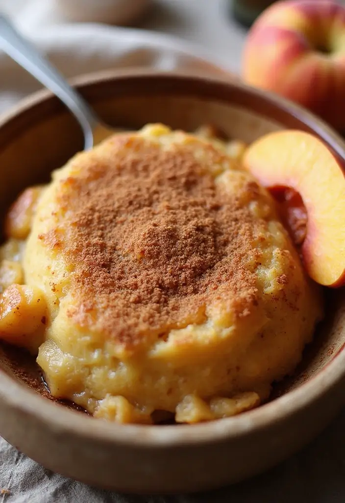 27 Peach Dump Cake Recipes You’ll Want All Summer Long - 7. Cinnamon Peach Dump Cake