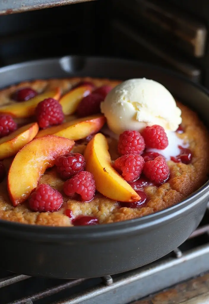27 Peach Dump Cake Recipes You’ll Want All Summer Long - 8. Peach Raspberry Dump Cake