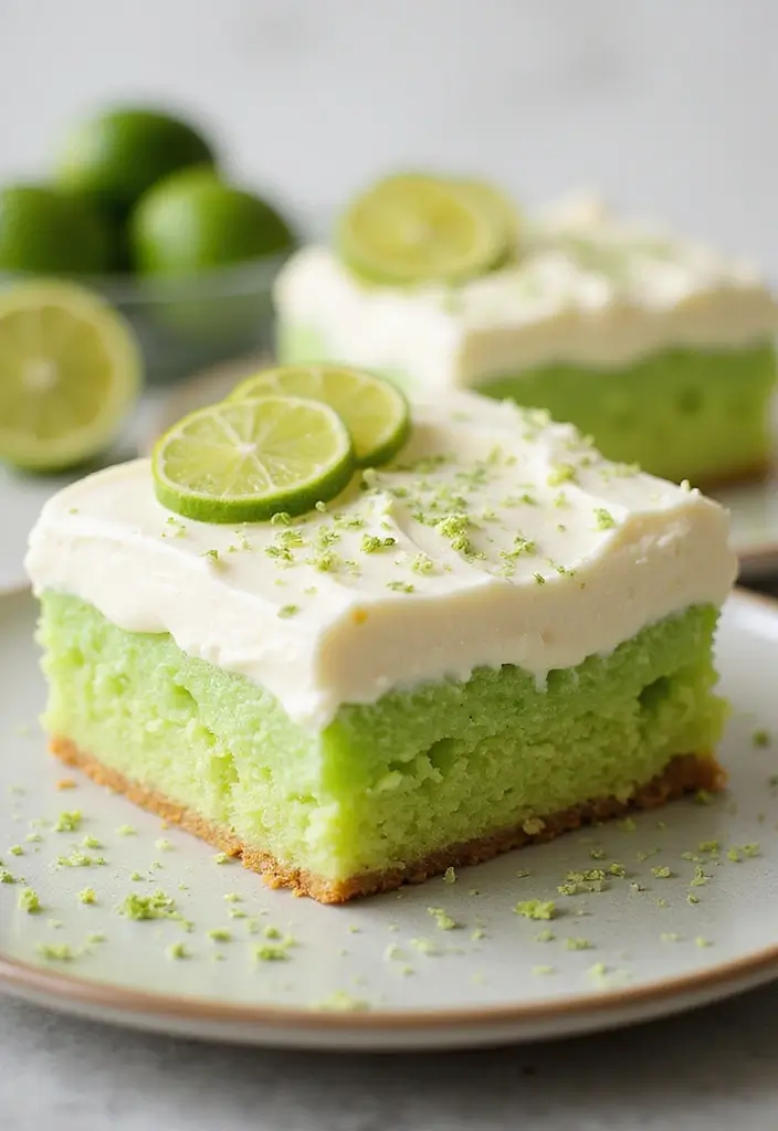 27 Poke Cake Recipes That Are Fun, Flavorful & Moist - 15. Key Lime Poke Cake