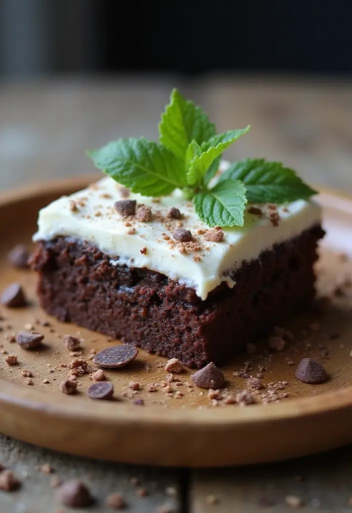 27 Poke Cake Recipes That Are Fun, Flavorful & Moist - 2. Chocolate Mint Poke Cake