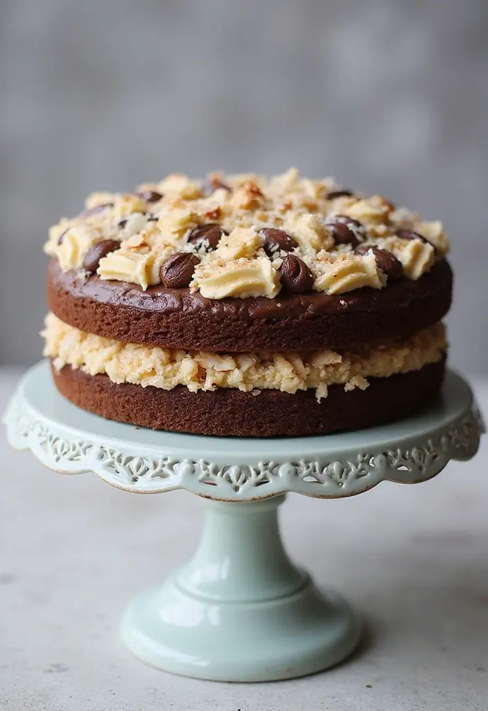 27 Poke Cake Recipes That Are Fun, Flavorful & Moist - 24. Almond Joy Poke Cake