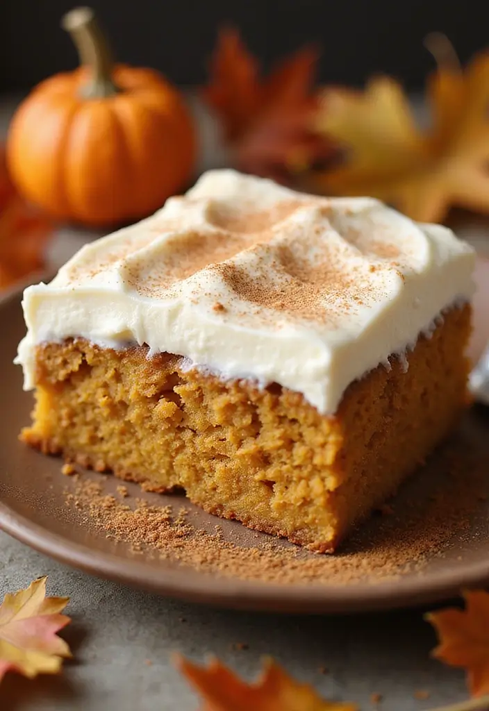 27 Poke Cake Recipes That Are Fun, Flavorful & Moist - 8. Pumpkin Spice Poke Cake