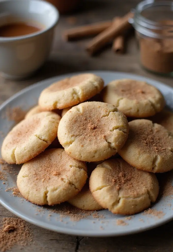 27 Recipes Using Cake Flour for Perfect Texture Every Time - 11. Cake Flour Snickerdoodles for a Classic Twist