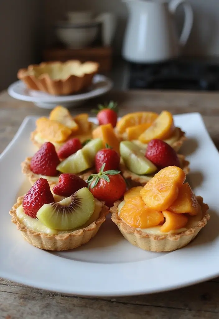 27 Recipes Using Cake Flour for Perfect Texture Every Time - 15. Cake Flour Tarts with Seasonal Fruits