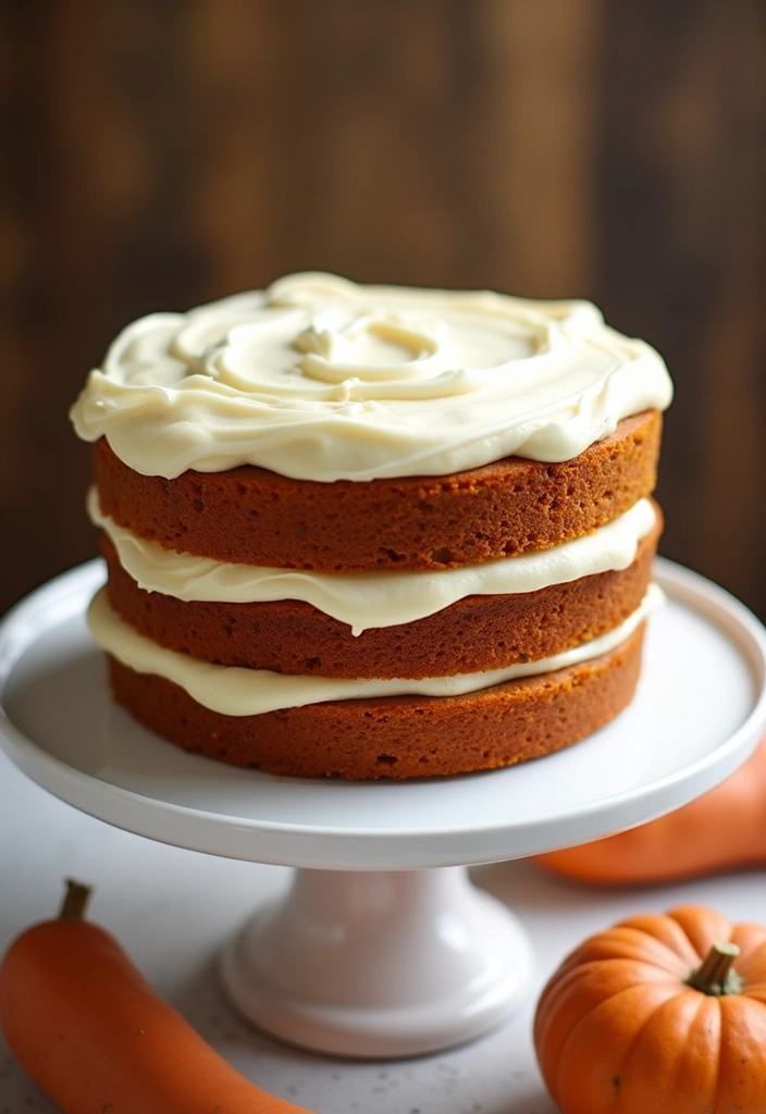 27 Recipes Using Cake Flour for Perfect Texture Every Time - 17. Sweet Potato Cake with Cream Cheese Frosting