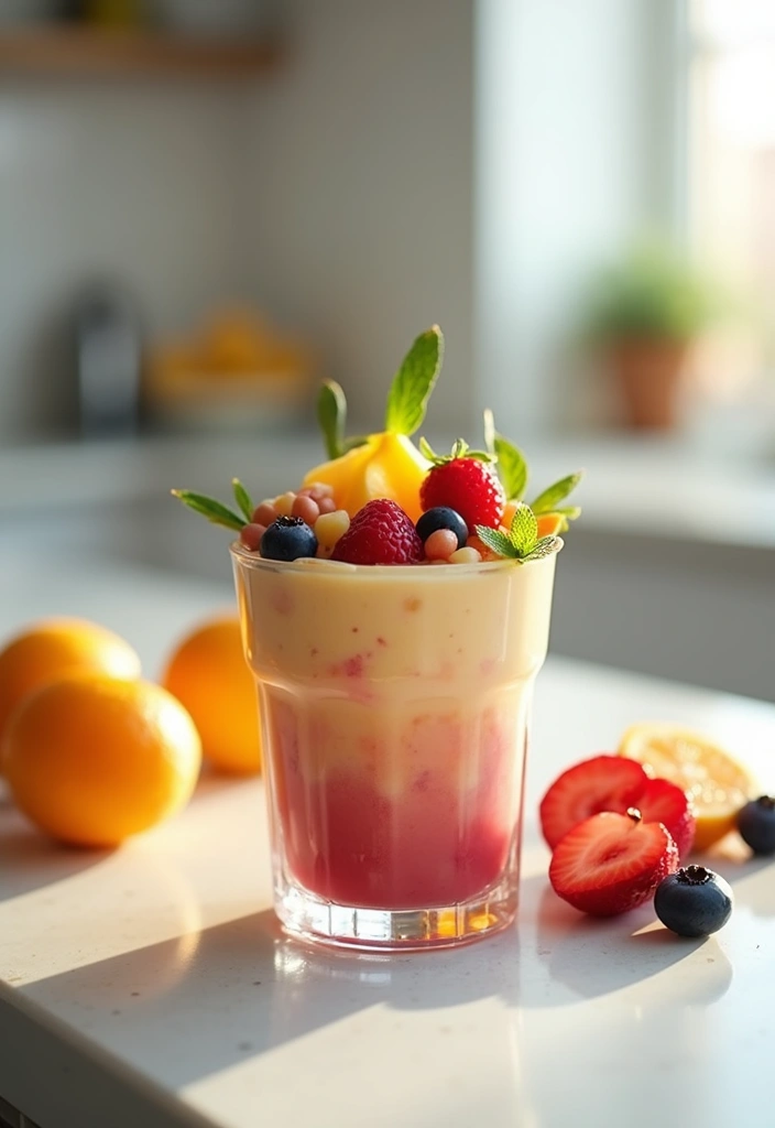 27 Recipes Using Cake Flour for Perfect Texture Every Time - 21. Cake Flour Fruit Smoothie for Breakfast