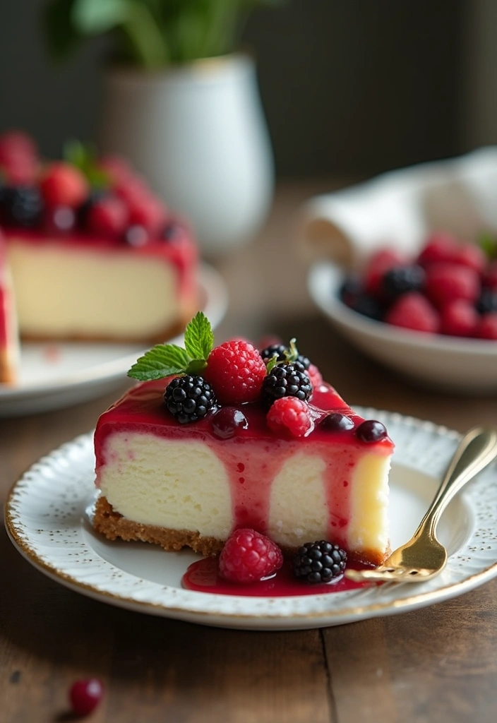 27 Recipes Using Cake Flour for Perfect Texture Every Time - 7. Rich and Creamy Cheesecake