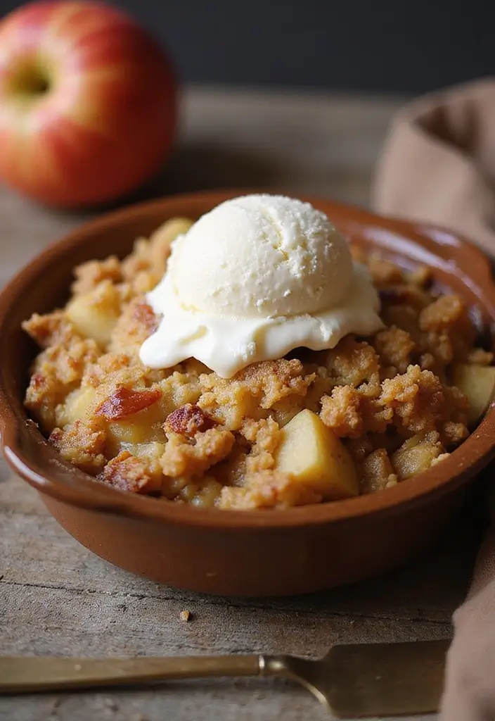 27 Recipes Using White Cake Mix for Quick Desserts - 12. White Cake Mix Apple Crisp