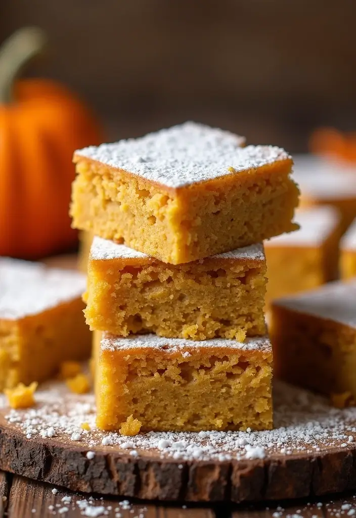 27 Recipes Using White Cake Mix for Quick Desserts - 15. White Cake Mix Pumpkin Bars