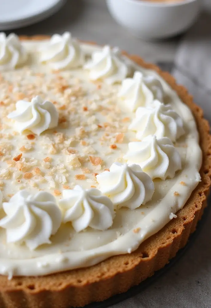 27 Recipes Using White Cake Mix for Quick Desserts - 21. White Cake Mix Coconut Cream Pie