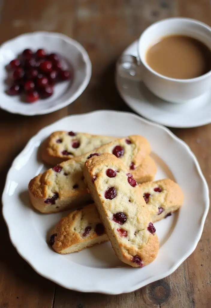 27 Recipes Using White Cake Mix for Quick Desserts - 24. White Cake Mix Cranberry Almond Biscotti