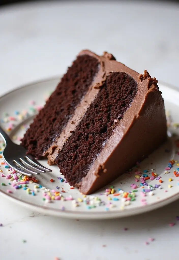 30 Birthday Cake Recipes That Deserve a Party - 1. Decadent Vegan Chocolate Cake