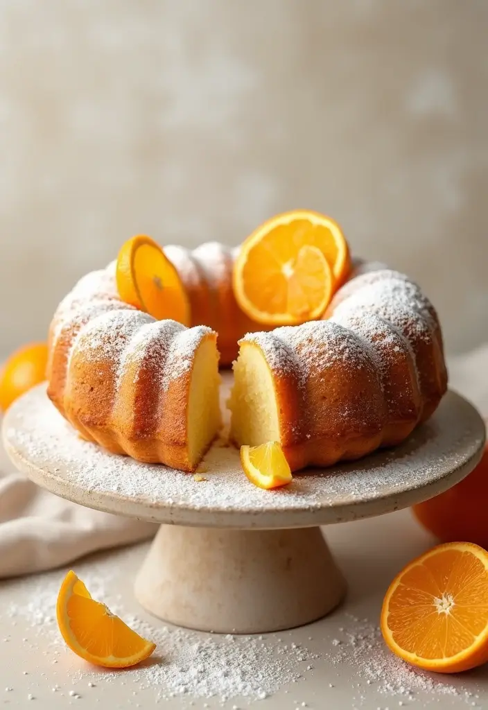 30 Birthday Cake Recipes That Deserve a Party - 16. Orange Olive Oil Cake