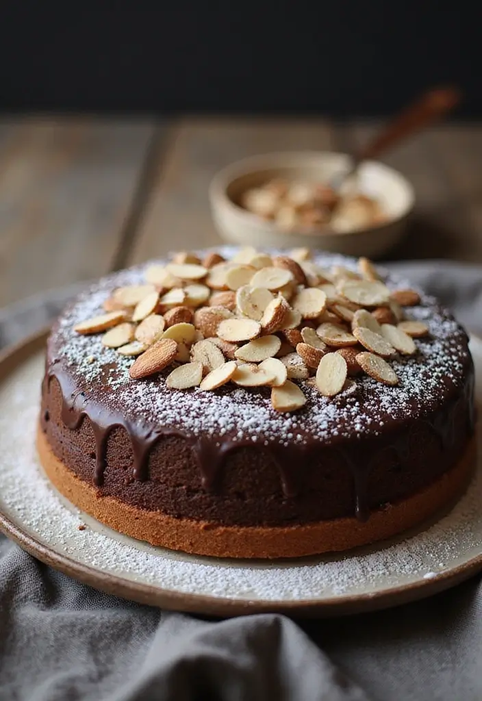 30 Birthday Cake Recipes That Deserve a Party - 20. Chocolate Almond Cake