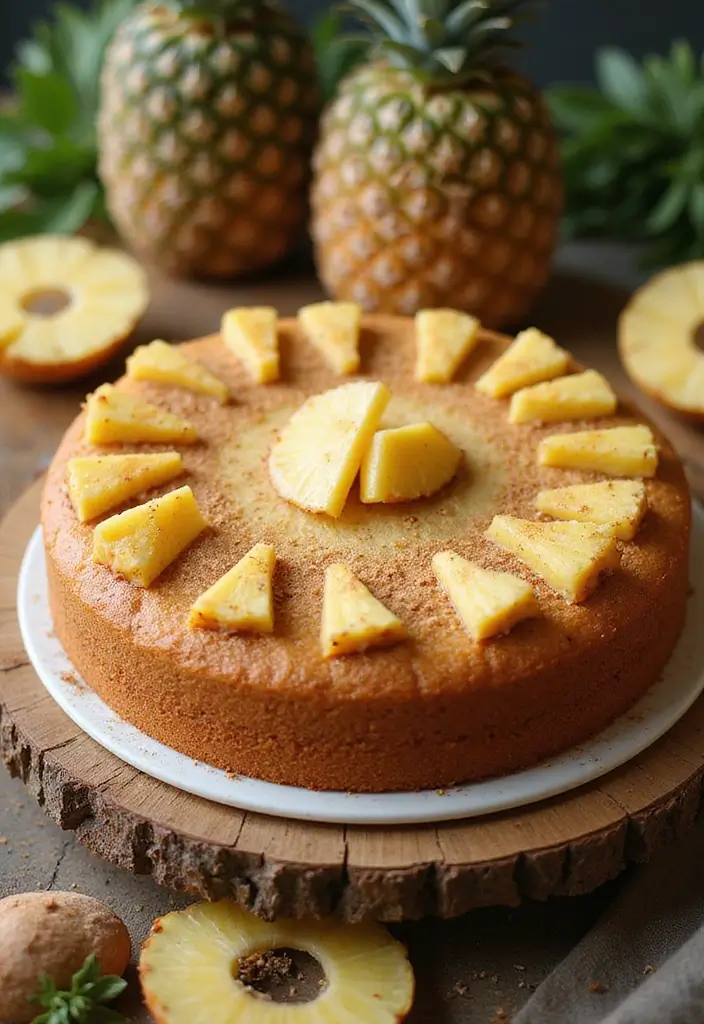 30 Birthday Cake Recipes That Deserve a Party - 26. Spiced Pineapple Cake