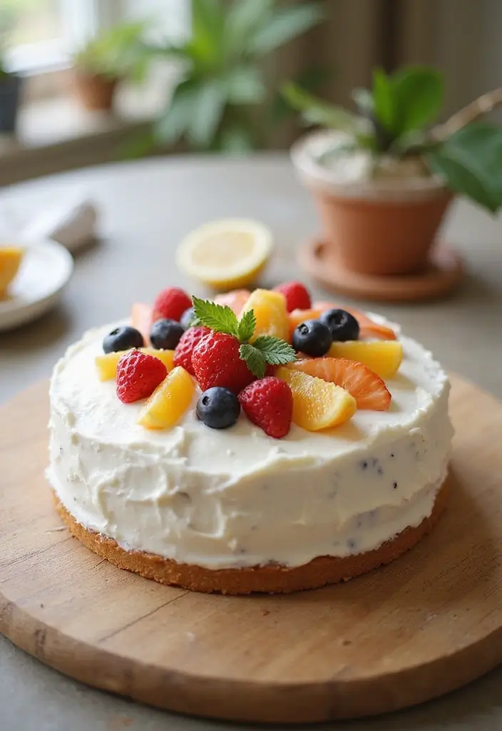 30 Birthday Cake Recipes That Deserve a Party - 27. Fruity Yogurt Cake